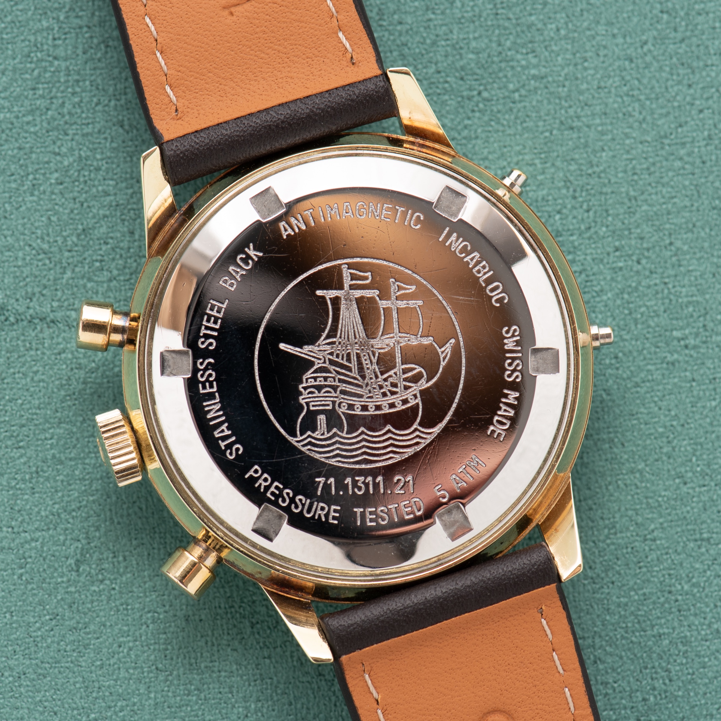 Vue de Wakmann Triple Date Chronograph — Cal. Valjoux 730 — 1970